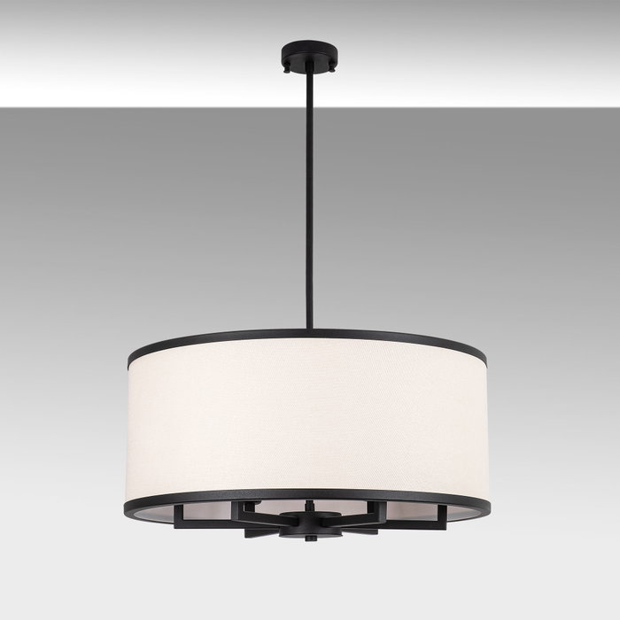 Opviq Way - 11656 Lámpara de araña en blanco y negro